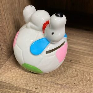 Vintage snoopy piggy bank